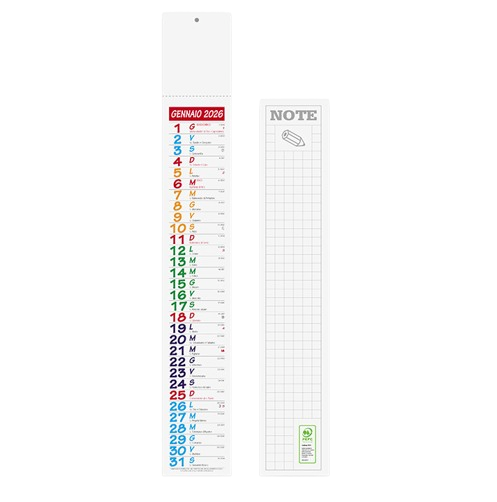 Calendario Silhouette Multicolor Slim