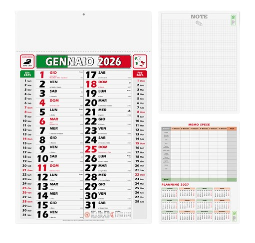 Calendario Italy